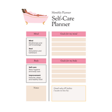 Load image into Gallery viewer, Time to Bloom: Self-Care Planner