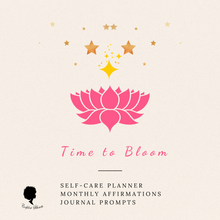 Load image into Gallery viewer, Time to Bloom: Self-Care Planner
